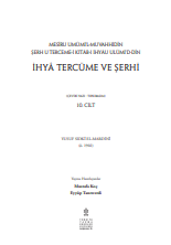 İhyâ Tercüme ve Şerhi: cilt 10 (11 Cilt)